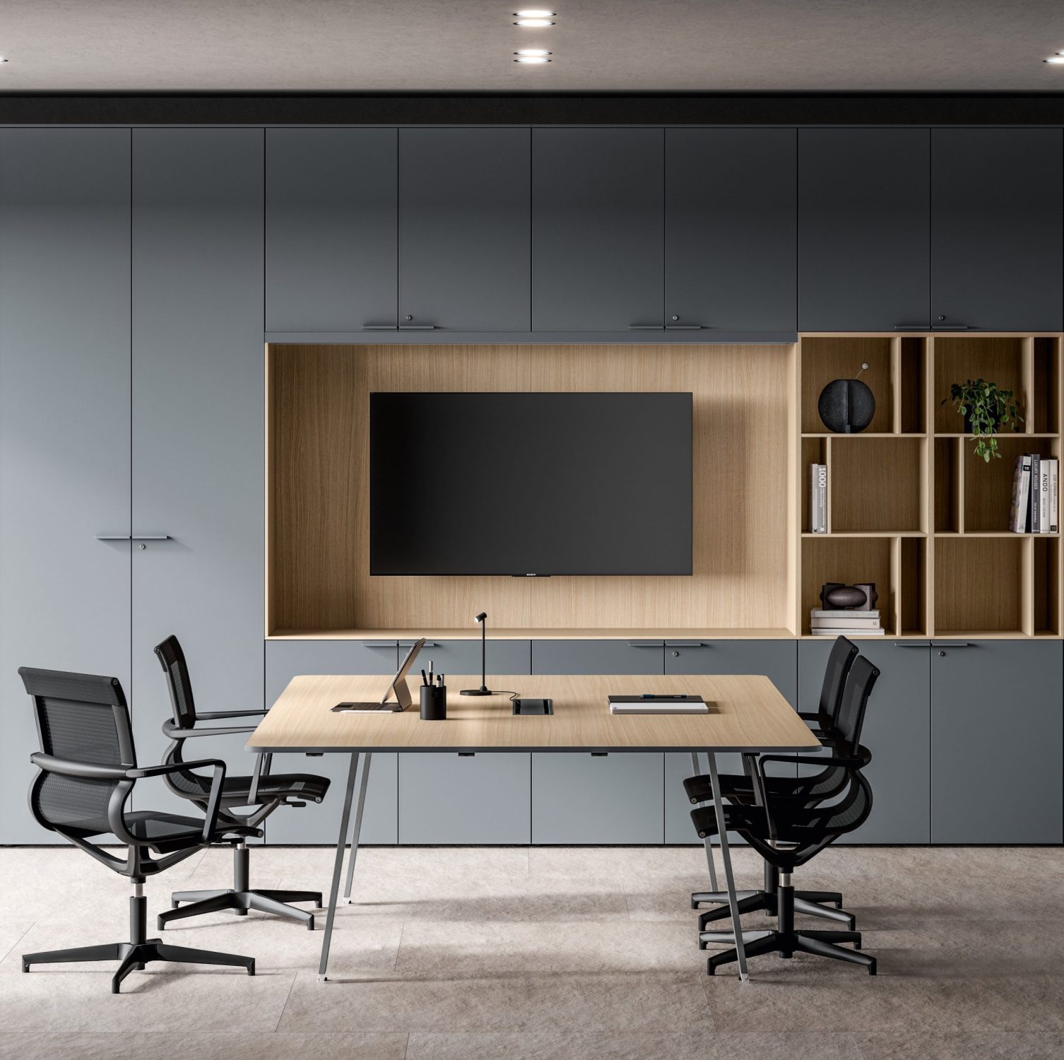 Conception de mobilier de bureau sur mesure haut de gamme par un ébéniste qualifié à Genève