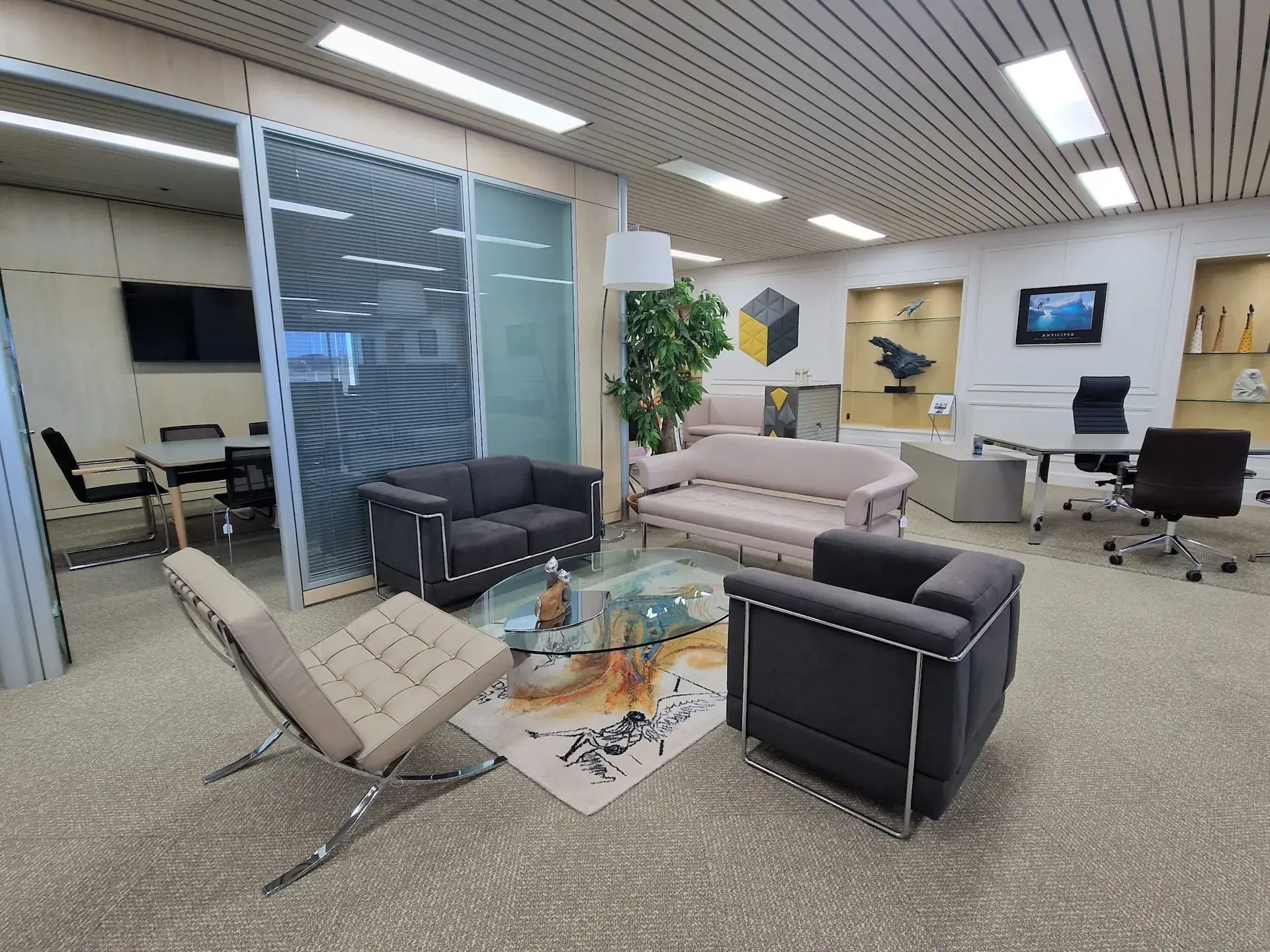 Modélisation 3D d'aménagement de bureaux à Genève sous pCon.planner